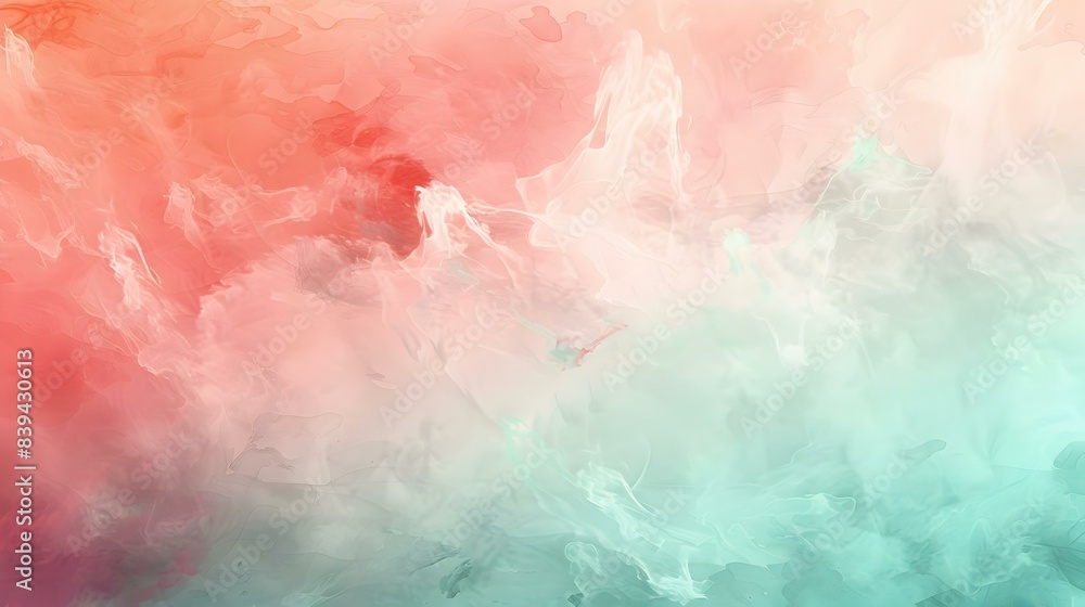 Gradient from mint to peach abstract shades digital colors Gradient from mint to peach abstract shades digital colors
