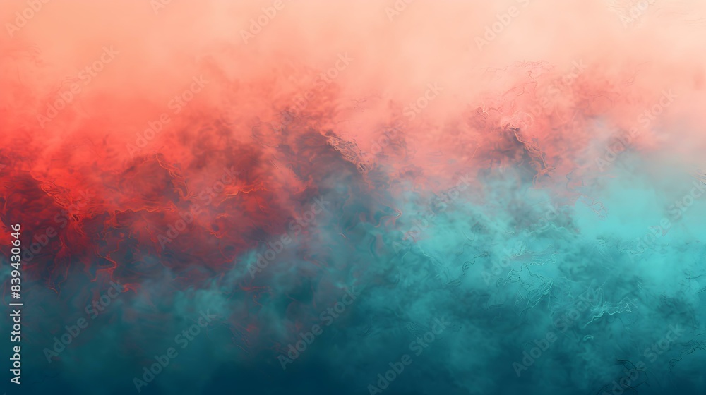 Gradient from turquoise to coral abstract banner Gradient from turquoise to coral abstract banner