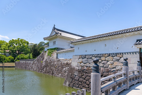 神奈川県小田原市　小田原城銅門と住吉橋 photo