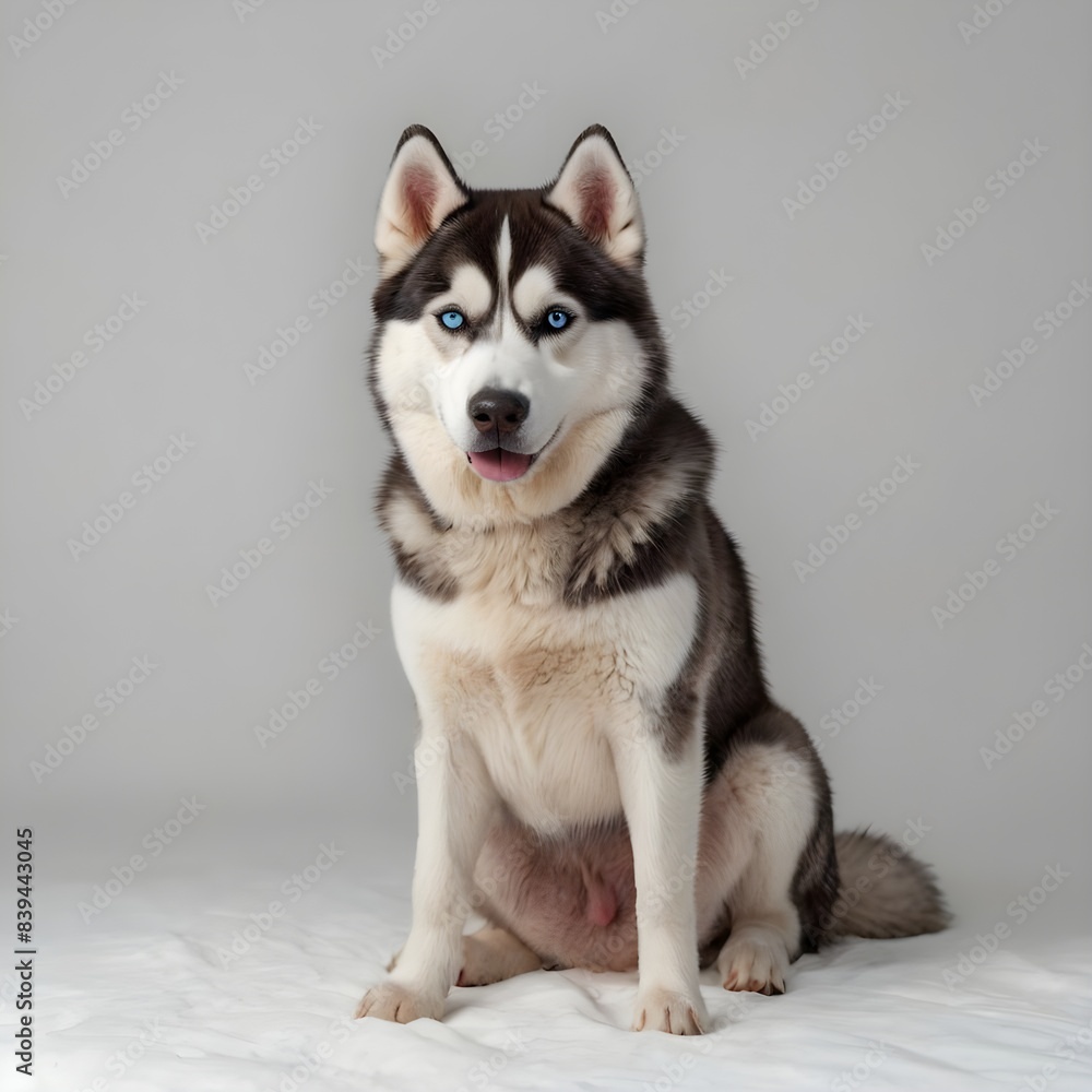 Studio Portraits of a Husky: Captivating Camera Shots Studio Portraits of a Husky: Captivating Camera Shots