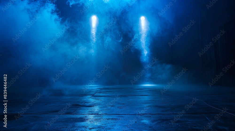 Fototapeta premium Smoky blue concept background