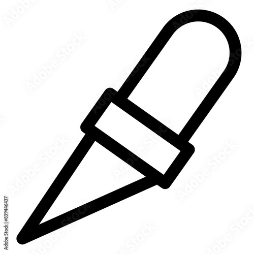 slice line icon vector illustration isolated on white background