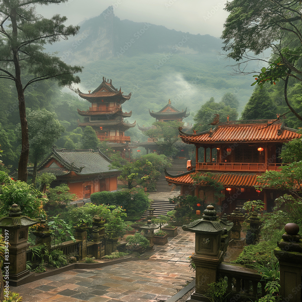 Generative AI, Explore Mount Qingcheng (Qingcheng Shan): The Birthplace of Taoism in Sichuan Province Generative AI, Explore Mount Qingcheng (Qingcheng Shan): The Birthplace of Taoism in Sichuan Province