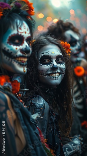 people face paint beautifully infected pandemonium news zoomed out happy expression