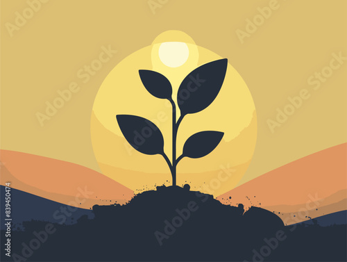 The Sprouting of a New Venture: A Symbol of Growth and Potential