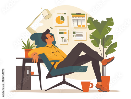 Timely Tax Triumph: Individual Exhales with Relief after Completing Tax Obligations