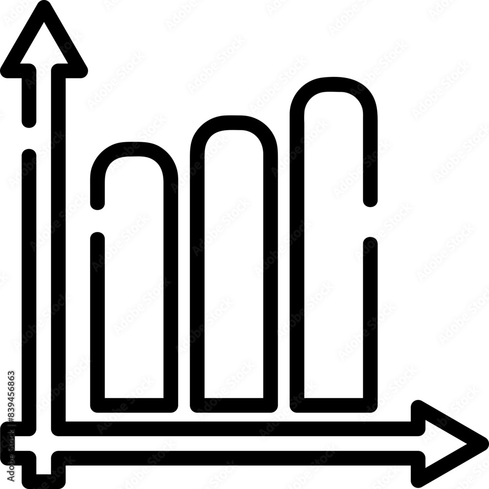 Bar chart, charts analytics icon. Bar chart, charts analytics icon.