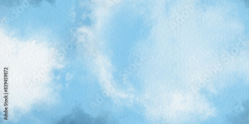 Fotografie plantilla artística, abstracta,  de acuarela,  azul, turquesa, celeste, blanco,