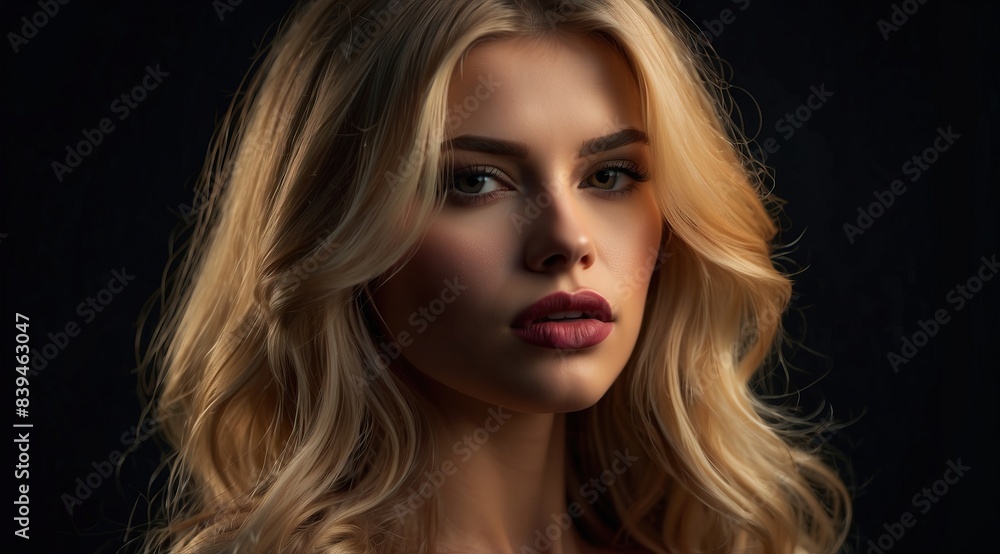 custom made wallpaper toronto digitalBlonde woman model wearing trendy clothes and makeup, model in trendy dress, photoshoot