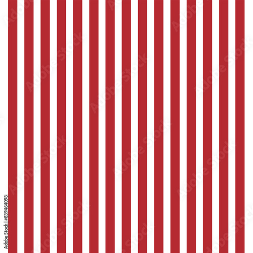 Seamless red diagonal lines pattern vector. Red stripes on white background. Red and white stripe wallpaper background. Vector illustration.