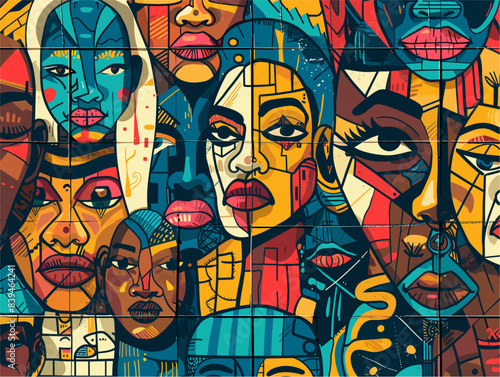 Vivid Expressions: Graffiti's Cultural Canvas - A Vibrant Homage to Identity and Artistic Rebellion