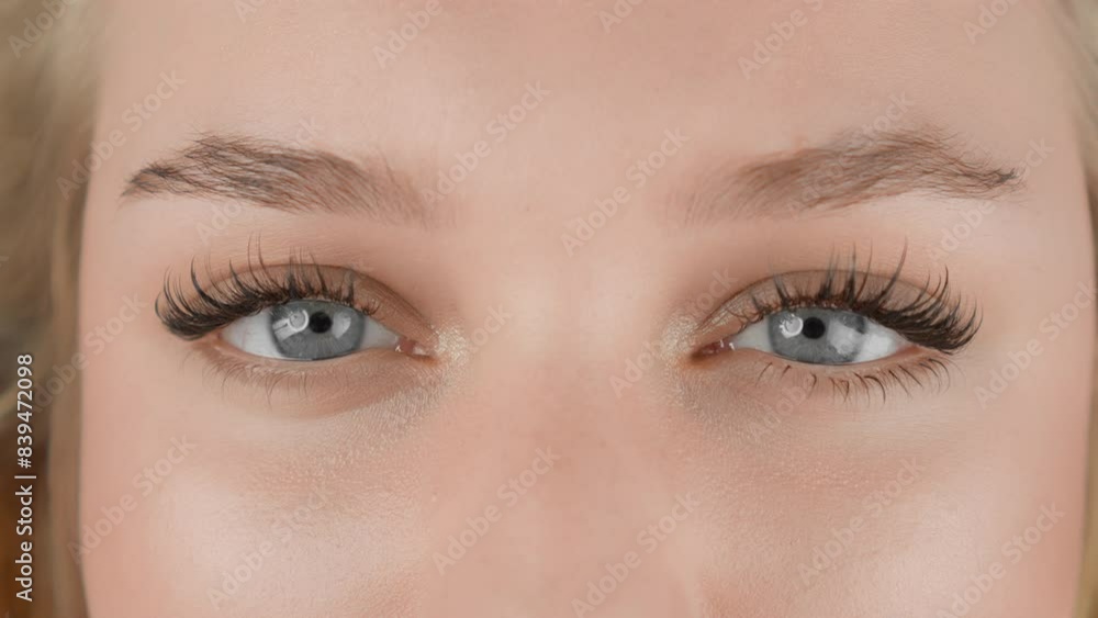 A closeup of a womans eyes showcasing her natural beauty with subtle makeup, emphasizing facial features and elegance. The look includes soft eyeliner, groomed eyebrows, and expressive eyes A closeup of a womans eyes showcasing her natural beauty with subtle makeup, emphasizing facial features and elegance. The look includes soft eyeliner, groomed eyebrows, and expressive eyes