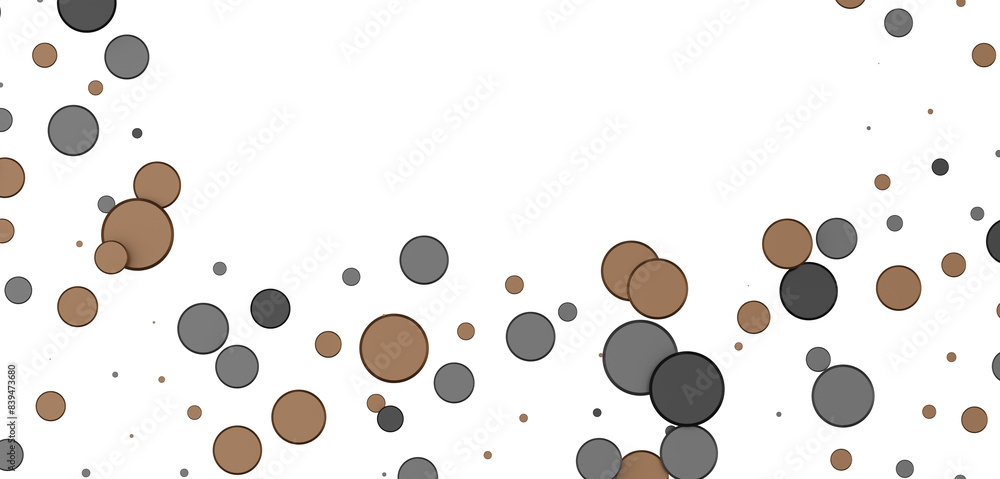 Multicolored confetti on white Multicolored confetti on white