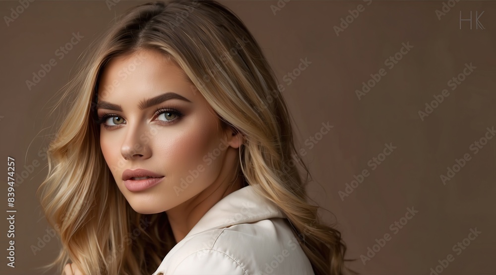 American woman model wearing trendy clothes and makeup, model in trendy dress, photoshoot American woman model wearing trendy clothes and makeup, model in trendy dress, photoshoot