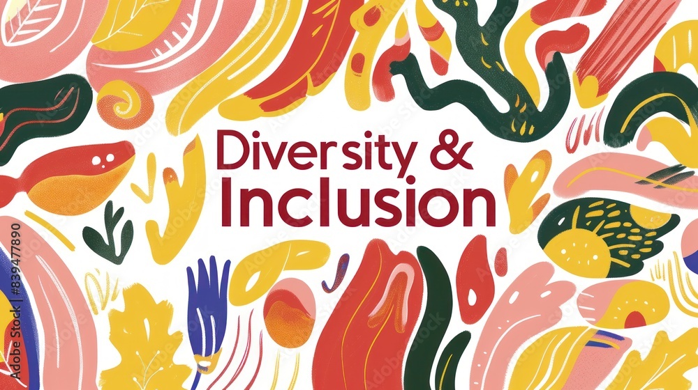 Diversity, equity and inclusion concept. DEIB. Colorful Abstract Design for Diversity & Inclusion Diversity, equity and inclusion concept. DEIB. Colorful Abstract Design for Diversity & Inclusion