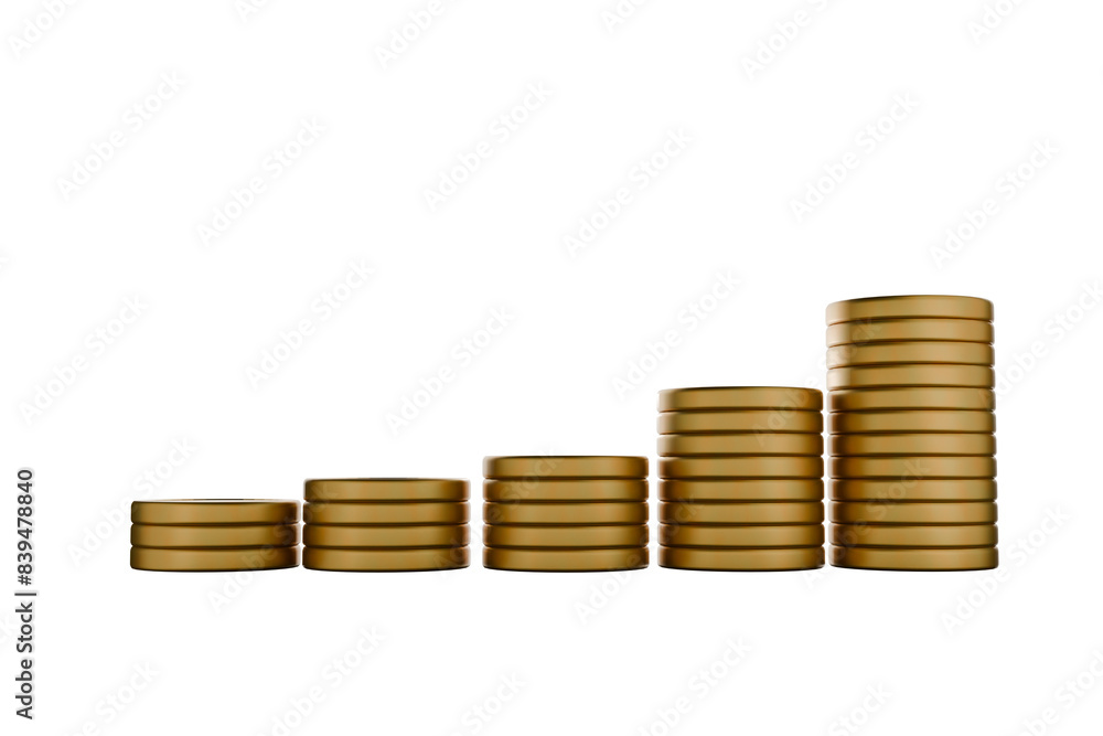 Gold coin with background for business, 3D render coin PNG Gold coin with background for business, 3D render coin PNG