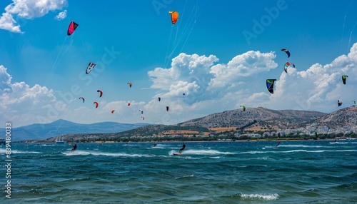 Breezy Adventures: Windsurfing and Kite Surfing in Athens on a Sun-Filled Day - July 2020