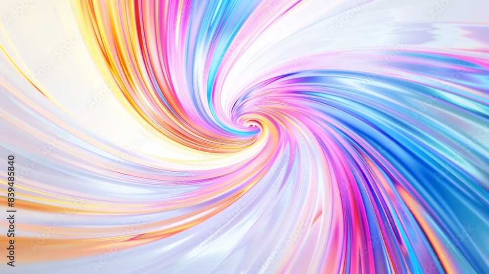 Vibrant and bright fiber-optic energy lines on a white background Vibrant and bright fiber-optic energy lines on a white background