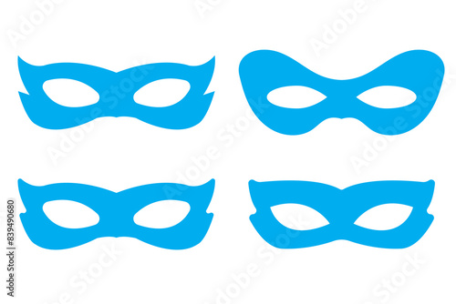 Carnival disguise mask flat icon for apps and website