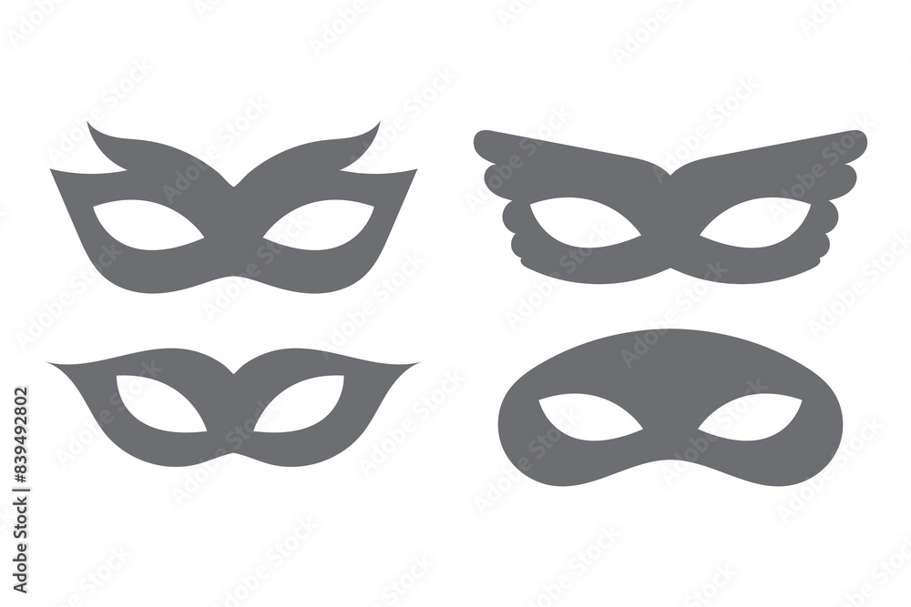 Silhouette Mask icon