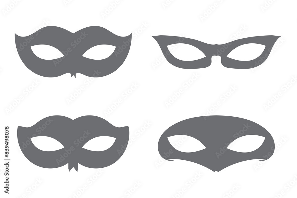 carnival mask Super Hero Silhouette Vector carnival mask Super Hero Silhouette Vector