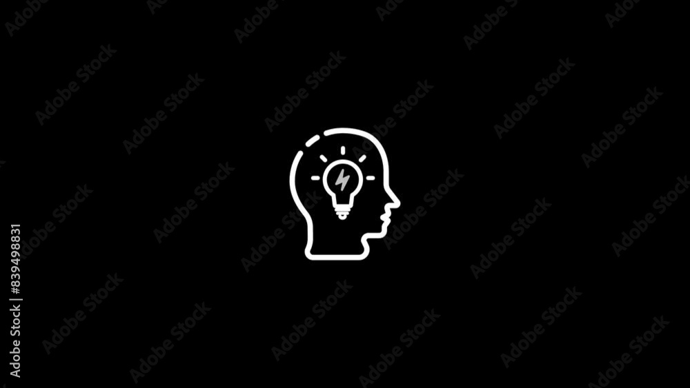 Stock line Mind Brain power icon Animation concept,fresh Creative and intelligent brain icon Stock line Mind Brain power icon Animation concept,fresh Creative and intelligent brain icon