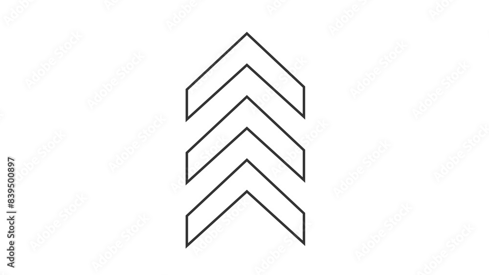 A black colour Arrow direction sign moving of a transparent background. A black colour Arrow direction sign moving of a transparent background.