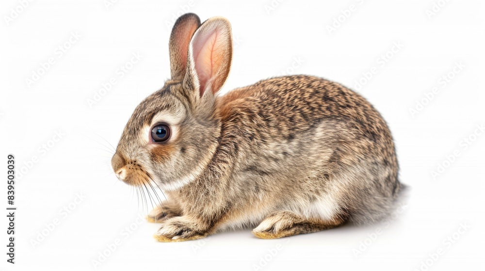A Rabbit on a white Background. A Rabbit on a white Background.