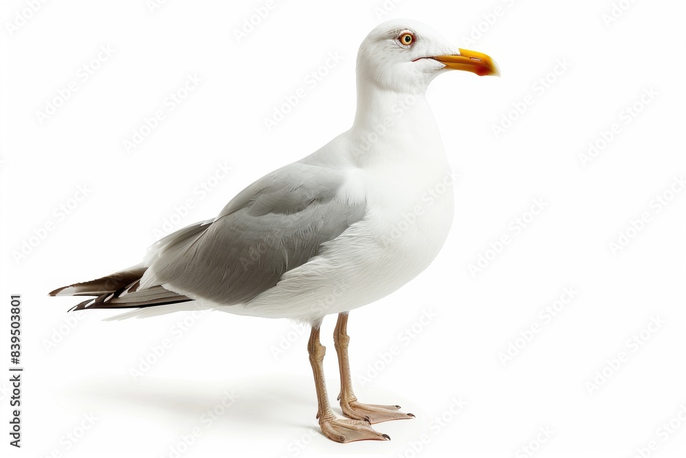 seagull isolated on white seagull isolated on white