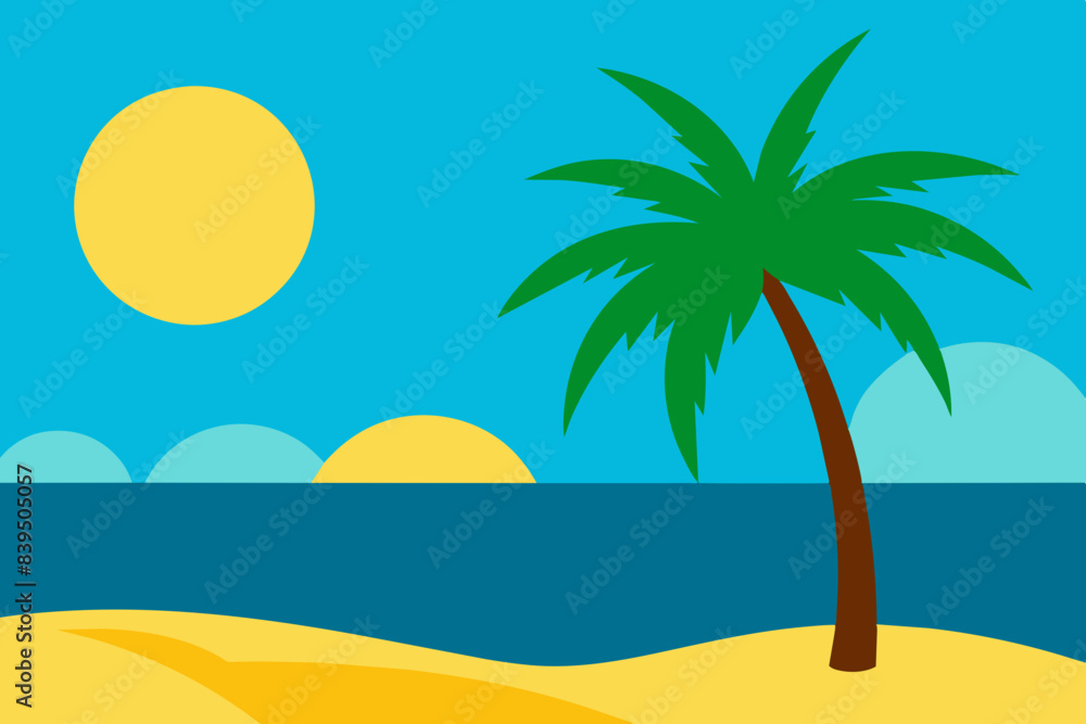 beach vector illustration beach vector illustration