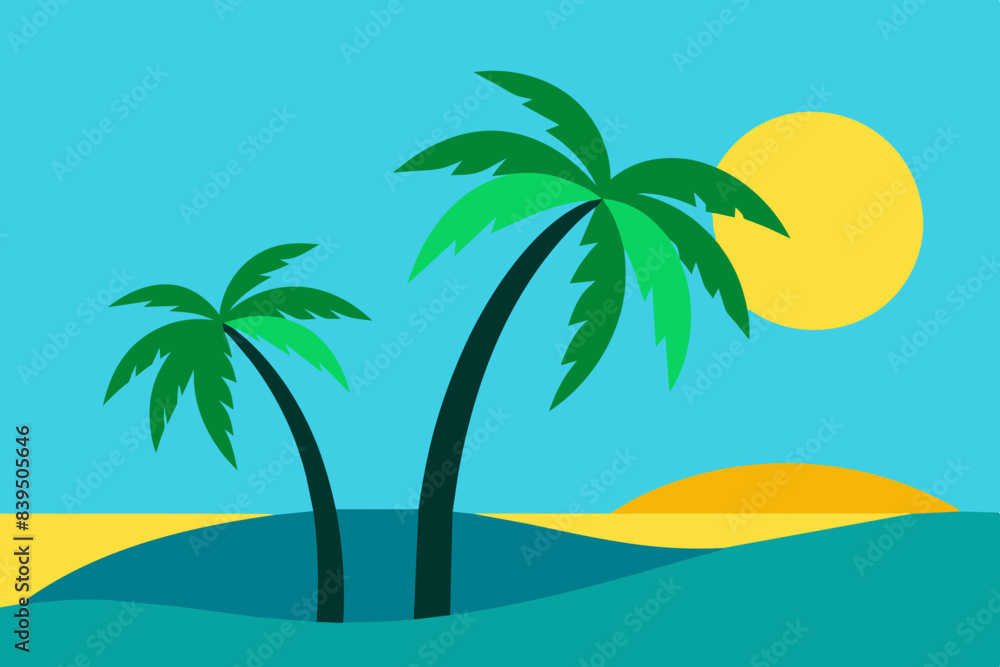 beach vector illustration beach vector illustration