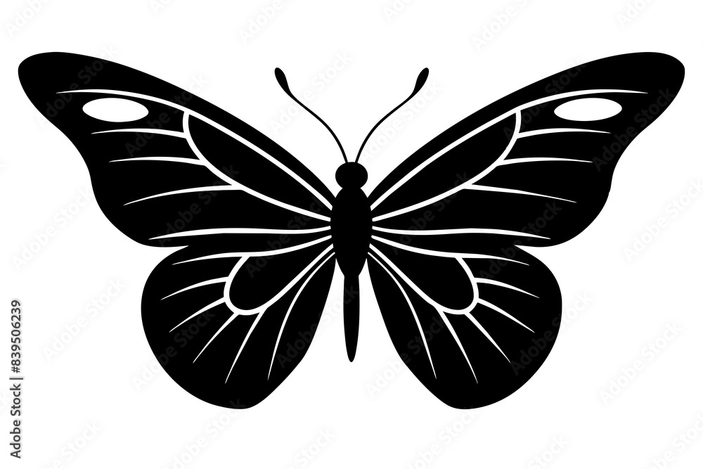 butterfly silhouette vector illustration butterfly silhouette vector illustration