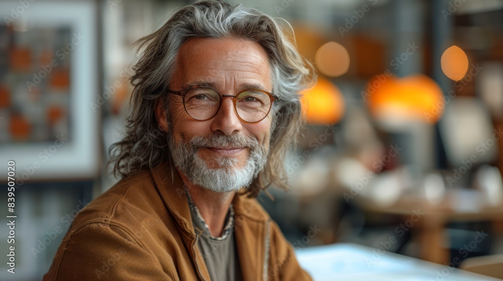 Photo portrait of a smiley man Photo portrait of a smiley man