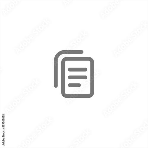 Note icon outline vector design
