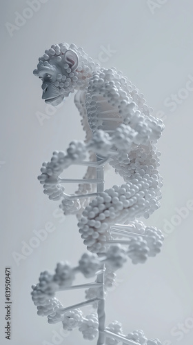 White Primate DNA Structure