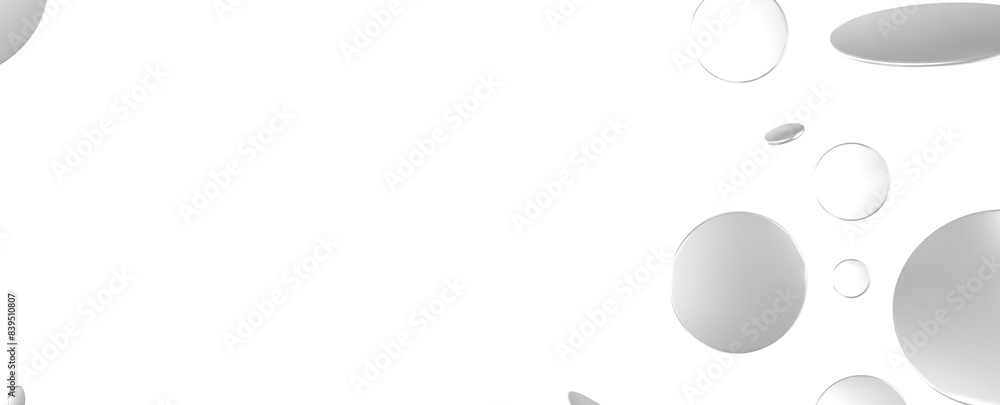 Elegant Embrace: Mesmerizing 3D Illustration Depicting Swirling silver Confetti Elegant Embrace: Mesmerizing 3D Illustration Depicting Swirling silver Confetti