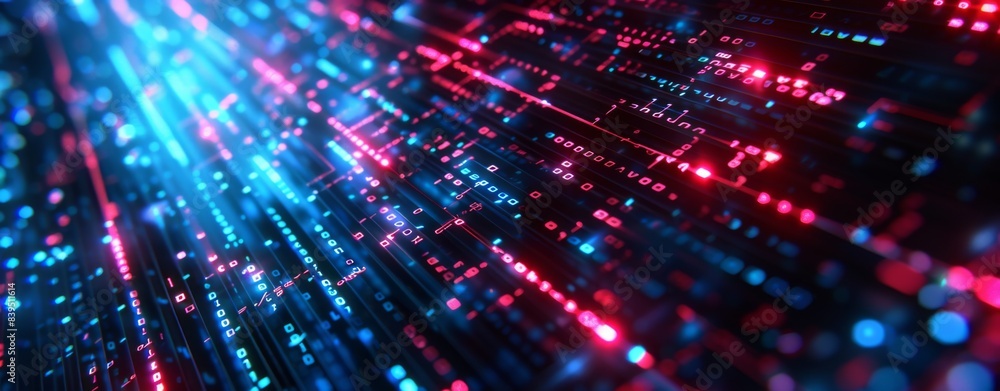 Data Transfer and Encryption: Digital Background for Tech Processes
Data Transfer and Encryption: Digital Background for Tech Processes