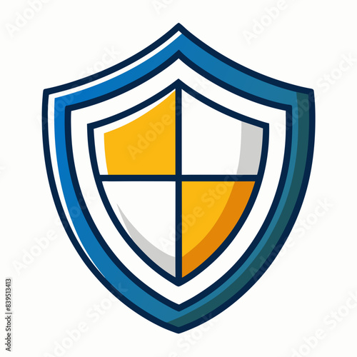 Free Download Protective Shield Vector Icon - GFXLoad