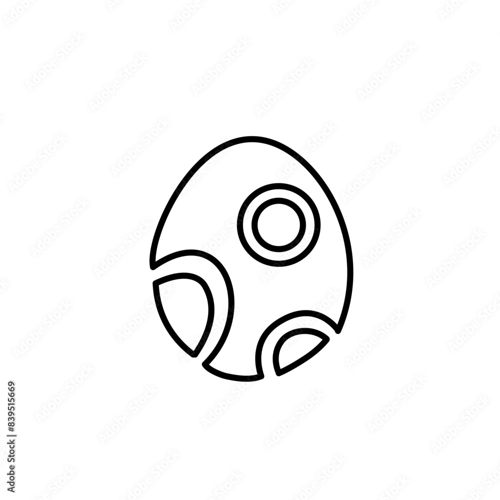 Dinosaur Thin Line Icon Dinosaur Thin Line Icon