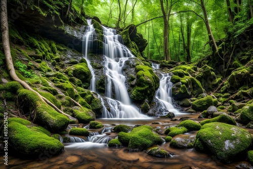 waterfall in the forest