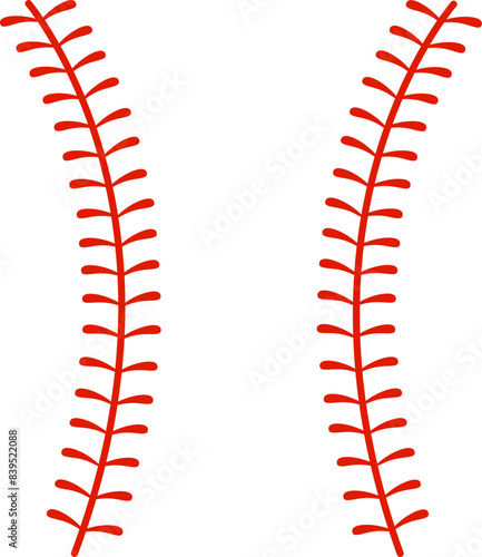 baseball outline Softball Ball Stitches	