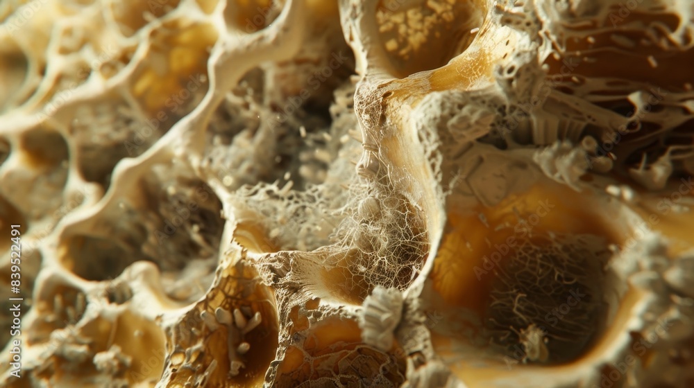 Osteoclasts in their resorption pits can be seen in this image actively ...