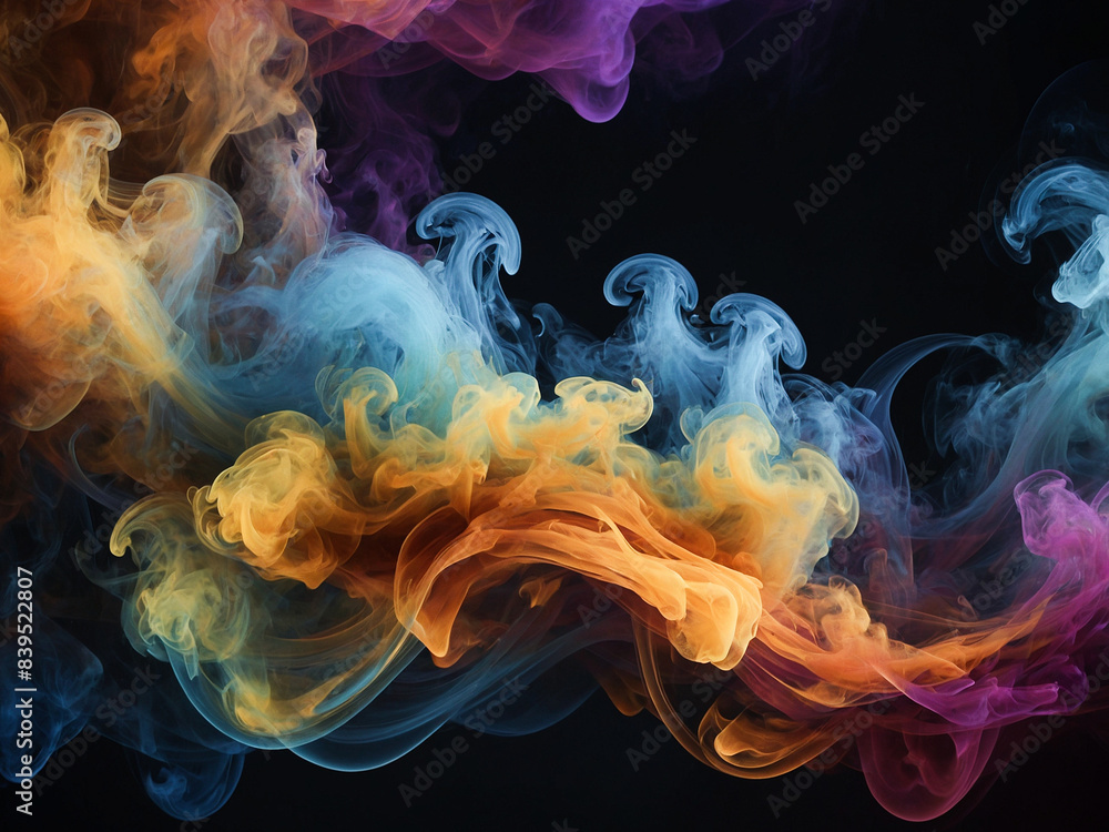 Obraz premium colorful smoke