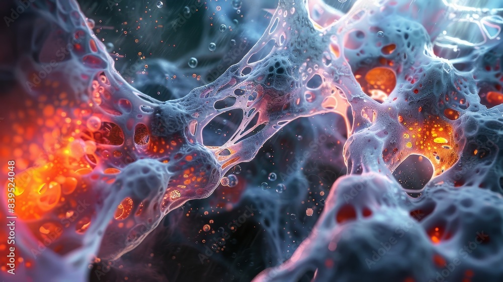 This image captures the dynamic movement of cells as they pass through the narrow spaces of liver sinusoids contributing to the livers remarkable regenerative capacity This image captures the dynamic movement of cells as they pass through the narrow spaces of liver sinusoids contributing to the livers remarkable regenerative capacity