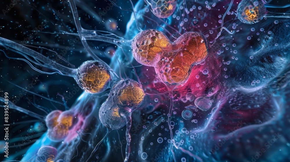 A labeled image of a stem cell niche within the dental pulp ...