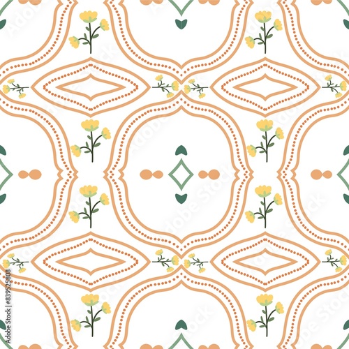 seamless pattern with people