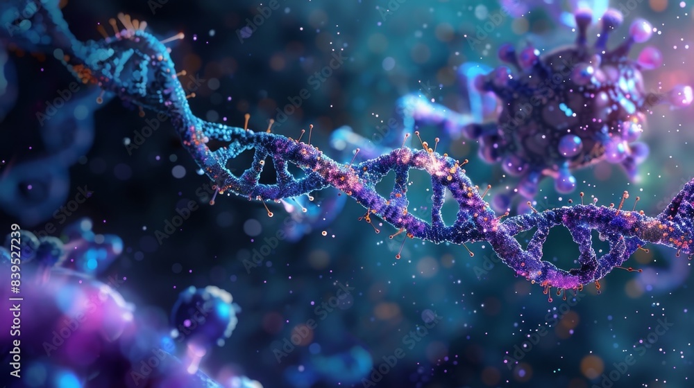 A depiction of DNA ligase enzyme sealing the gaps between Okazaki fragments on the lagging strand during replication A depiction of DNA ligase enzyme sealing the gaps between Okazaki fragments on the lagging strand during replication