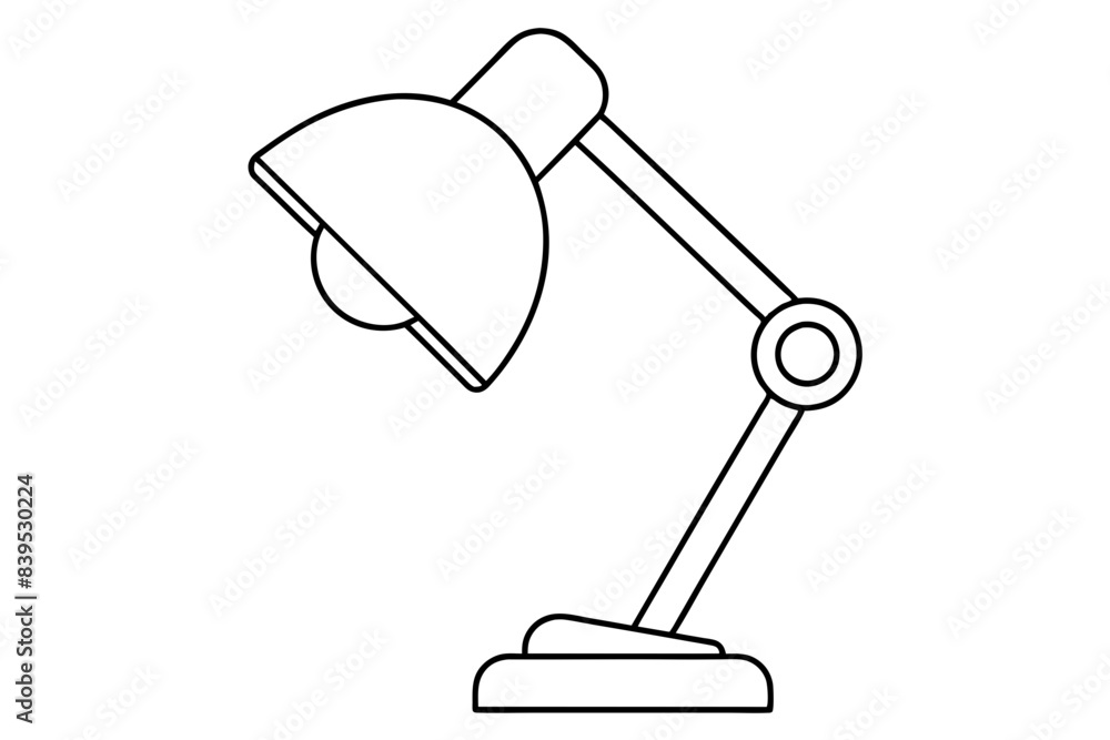 lamp line art silhouette vector illustration lamp line art silhouette vector illustration