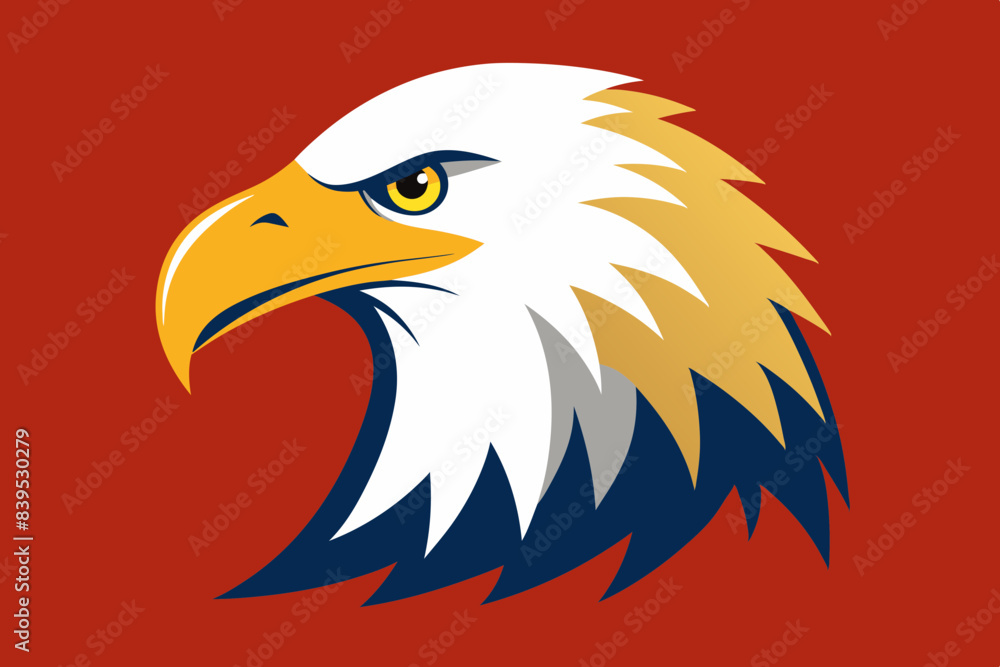 eagle face vector illustration eagle face vector illustration
