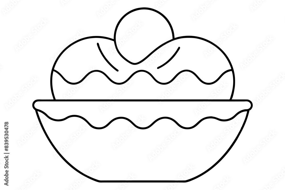 cake line art silhouette vector illustration cake line art silhouette vector illustration